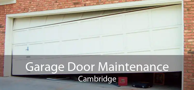 Garage Door Maintenance Cambridge