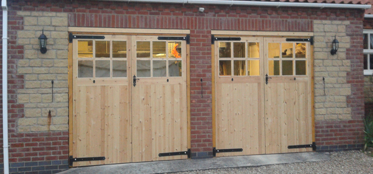 Side Hinged Wooden Garage Doors Cambridge