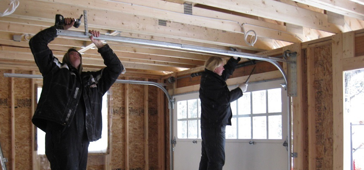 overhead garage door installation in Cambridge